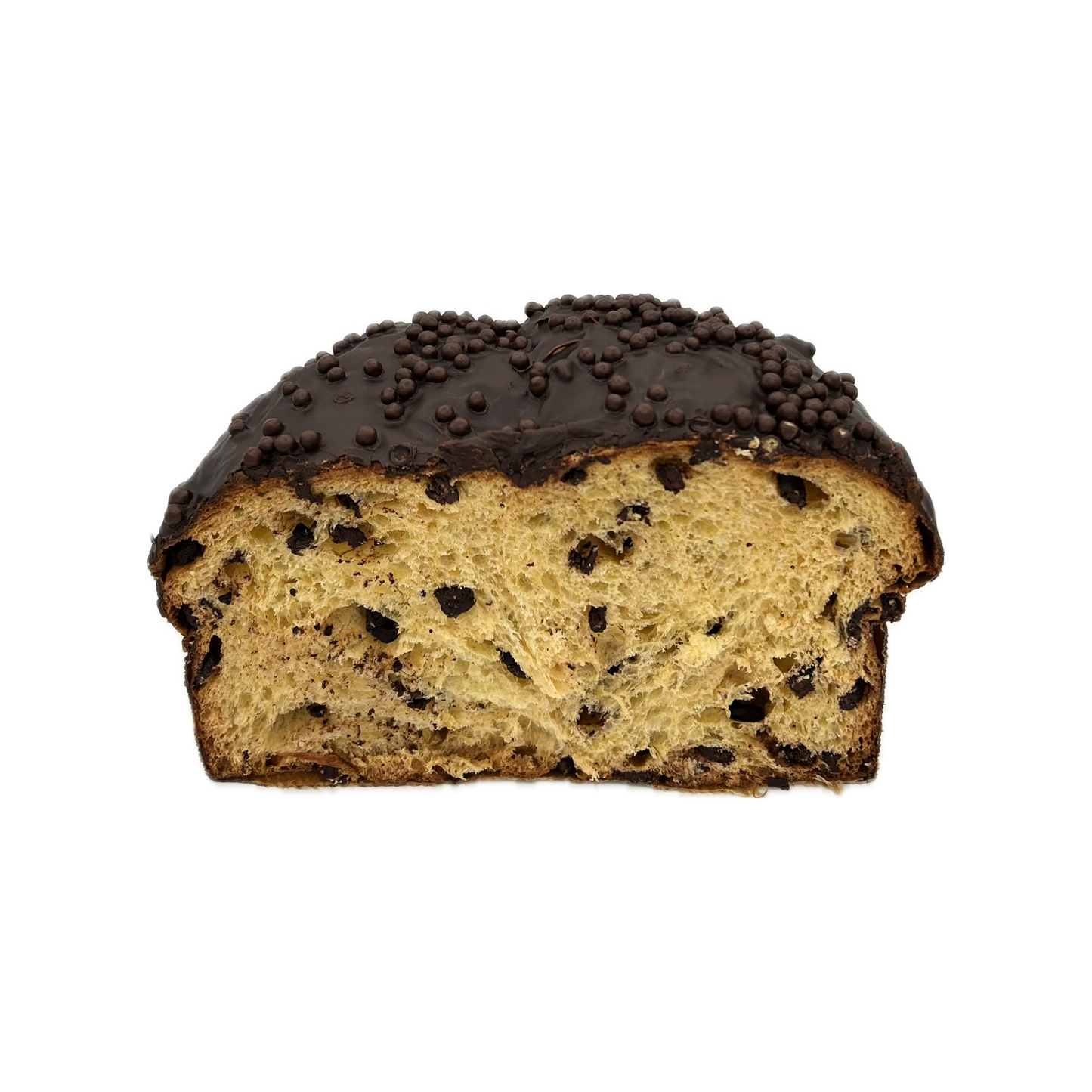 Panúru – Panettone Artigianale al Cioccolato Fondente e al Latte con Glassa al Cioccolato - 1kg